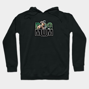 DOG MUM - Schnauzer oil painting word art Hoodie